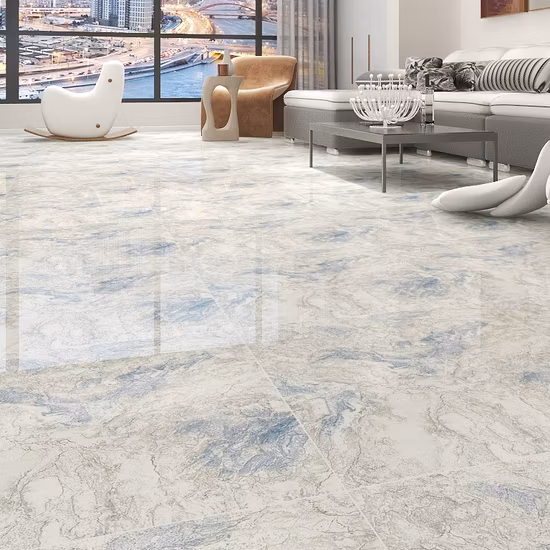 Bonne qualité dernière conception de matériaux de construction de revêtement de sol en marbre carreaux de porcelaine de luxe